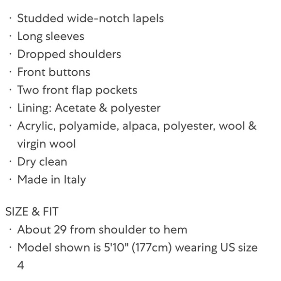 Calabria plaid boulce jacket, Made in Italy - Picture 3 of 4